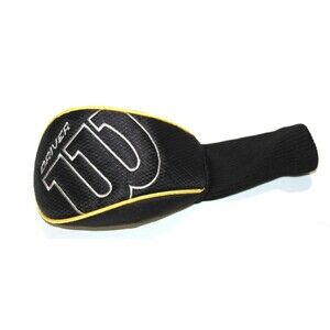 Wilson Driver Golf Club Head Cover Headcover Sock Black Yellow
